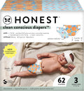 Clean Conscious Diapers Size 3 - Plant-Based, Advanced Absorption