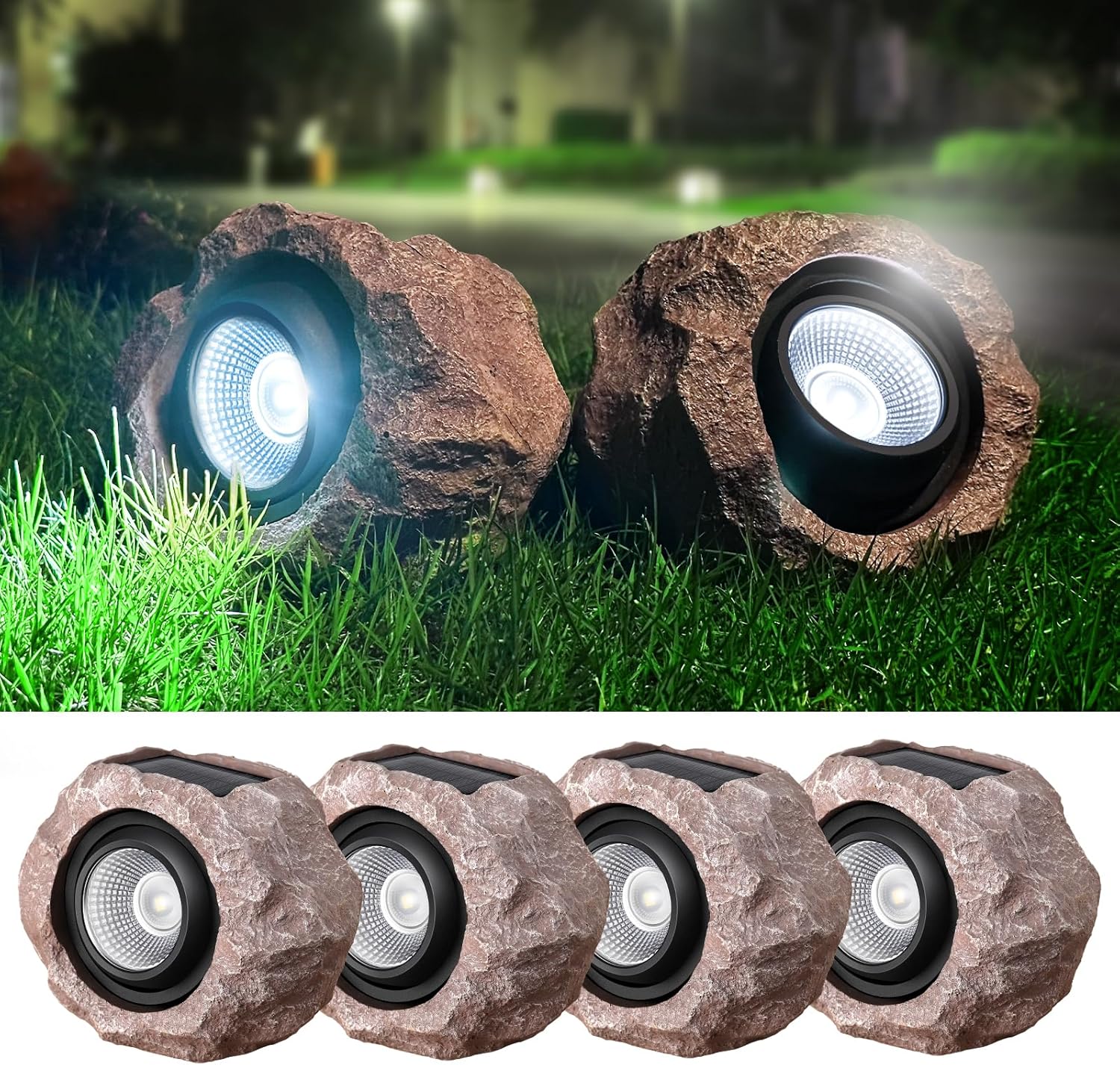 Timeflies Solar Spot Lights - Super Bright Outdoor Garden Lights