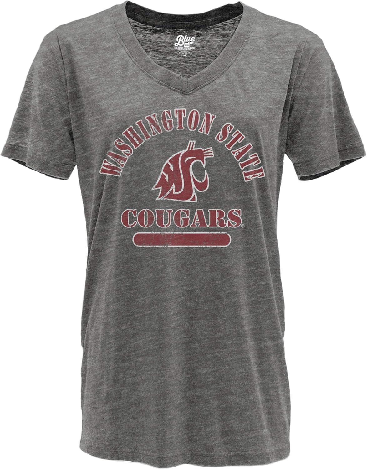 Washington State Cougars Women's V-Neck Burnout T Shirt Review