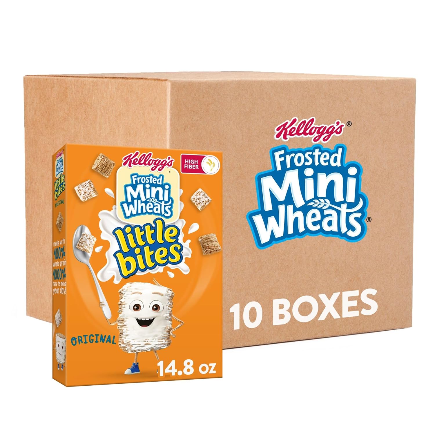 Frosted Mini-Wheats Little Bites Cereal for Family Breakfast