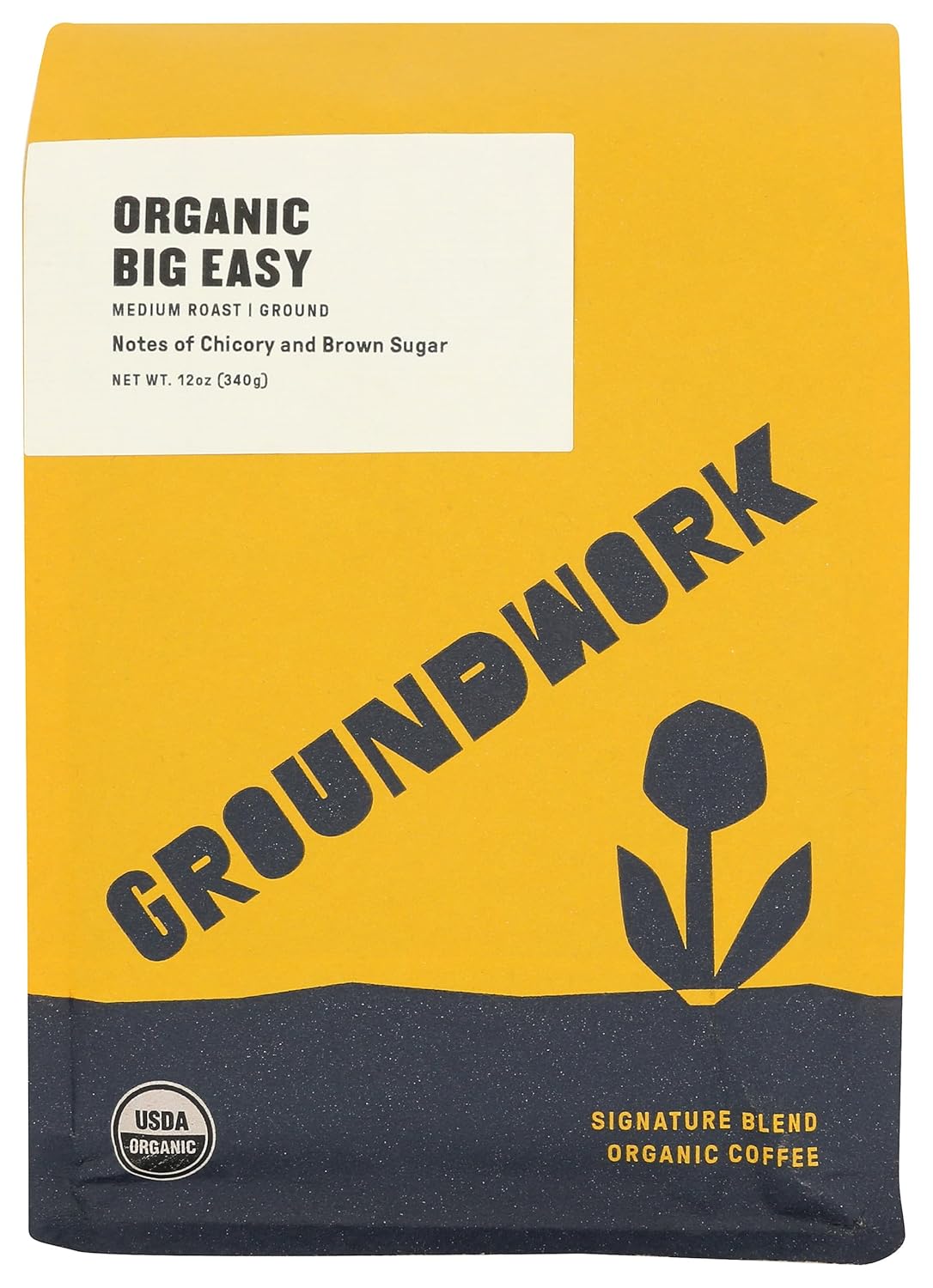 Organic Big Easy Ground Coffee, 12 OZ - Wake Up Your Morning!