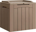 31 Gallon Deck Box Light Brown - Waterproof Resin Outdoor Storage