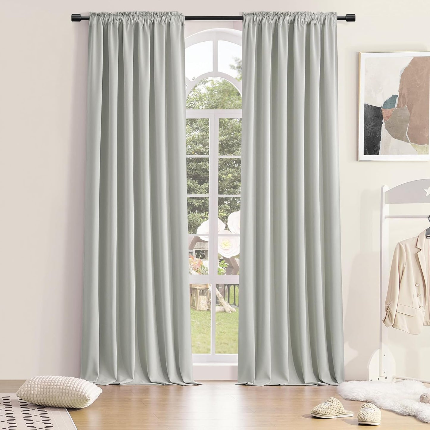 DONREN 96 Inch Blackout Curtain Panels for Bedroom and Living Room