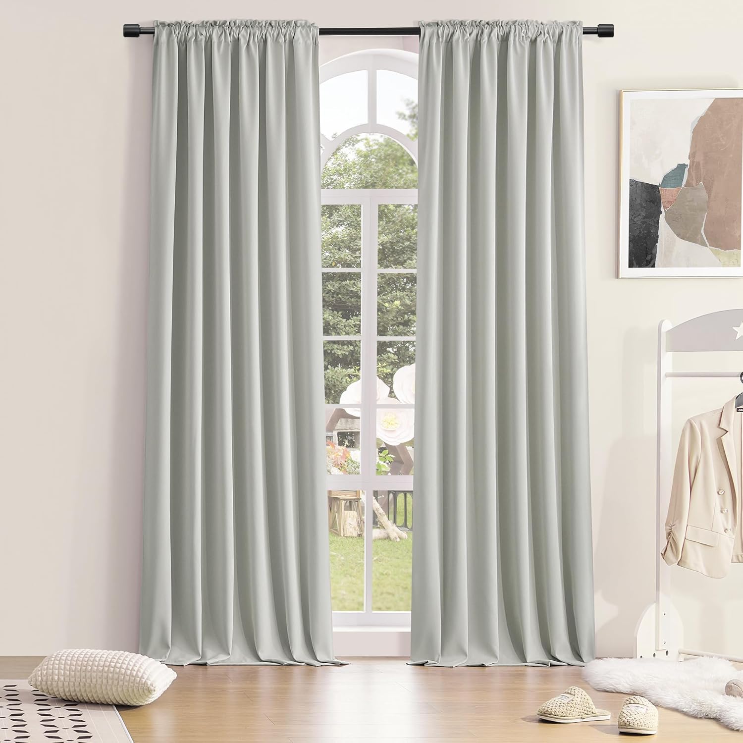DONREN 96 Inch Blackout Curtain Panels for Bedroom and Living Room