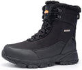 SHULOOK Men's Snow Boots Waterproof Warm Fur Lined Hiking