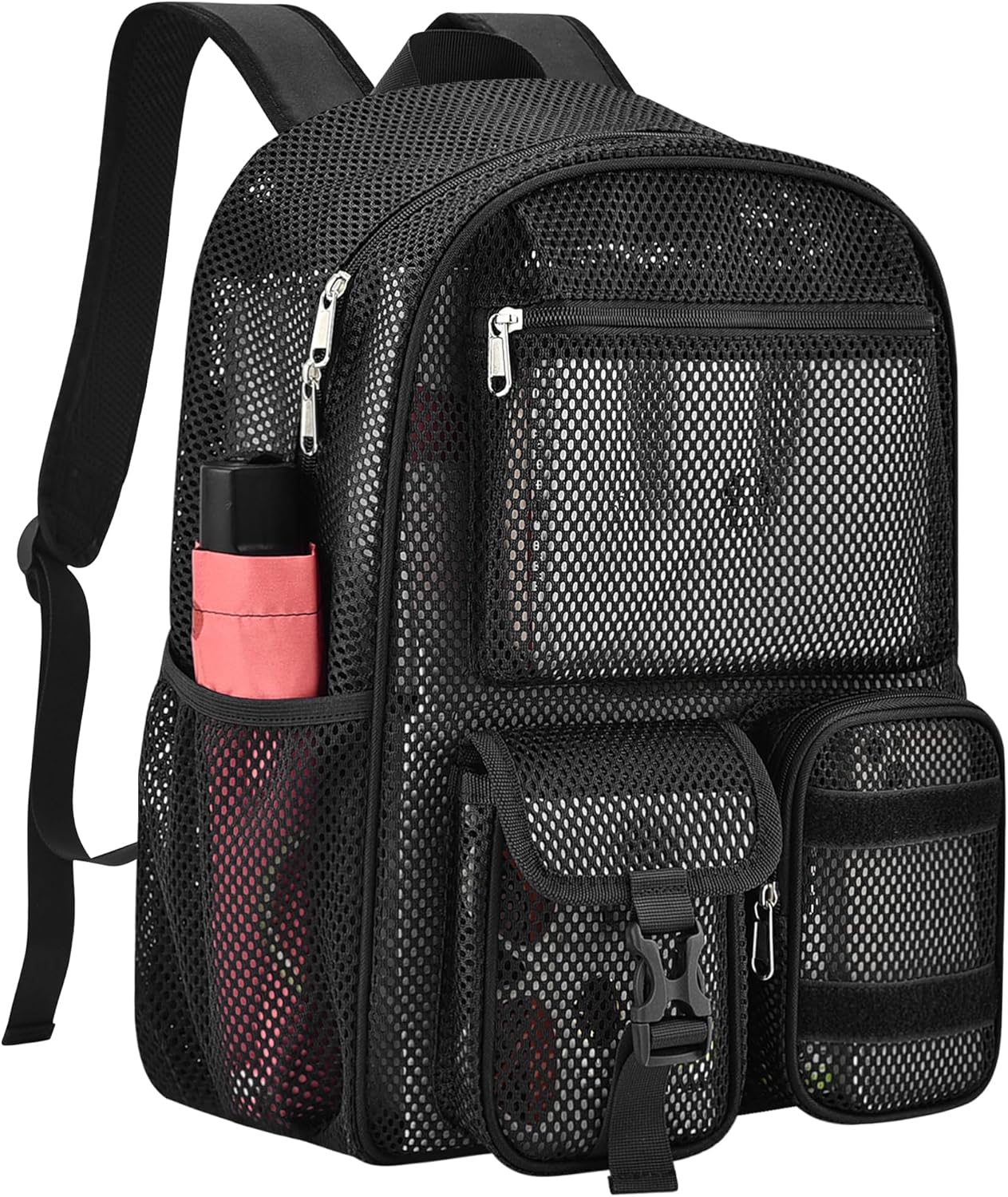 Durable Mesh Backpack for School and Outdoor Activities