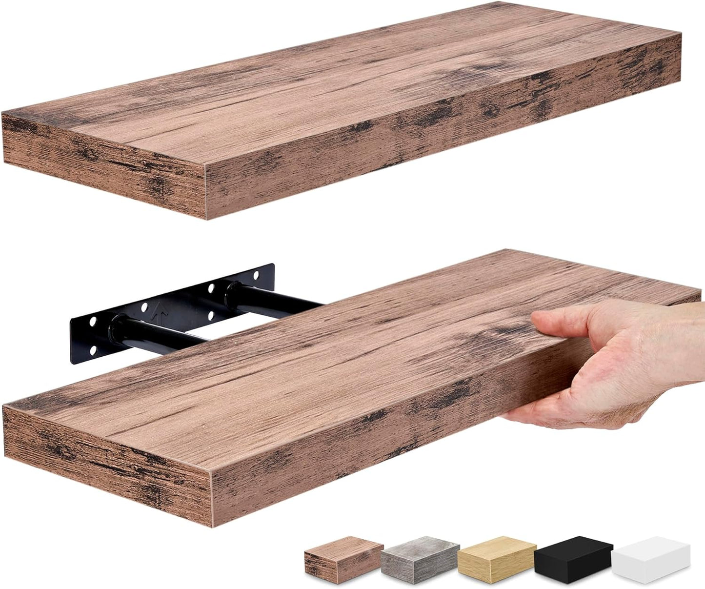 Sorbus Floating Shelves for Wall - Stylish Storage Solution