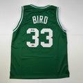 Facsimile Autographed Larry Bird Boston Green Reprint Laser Auto