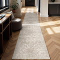 Washable 3x14 Runner Rug - Non-Slip Low-Pile Vintage Runner Rug