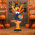 41in Metal Turkey Decor for Outdoor Thanksgiving Celebrations