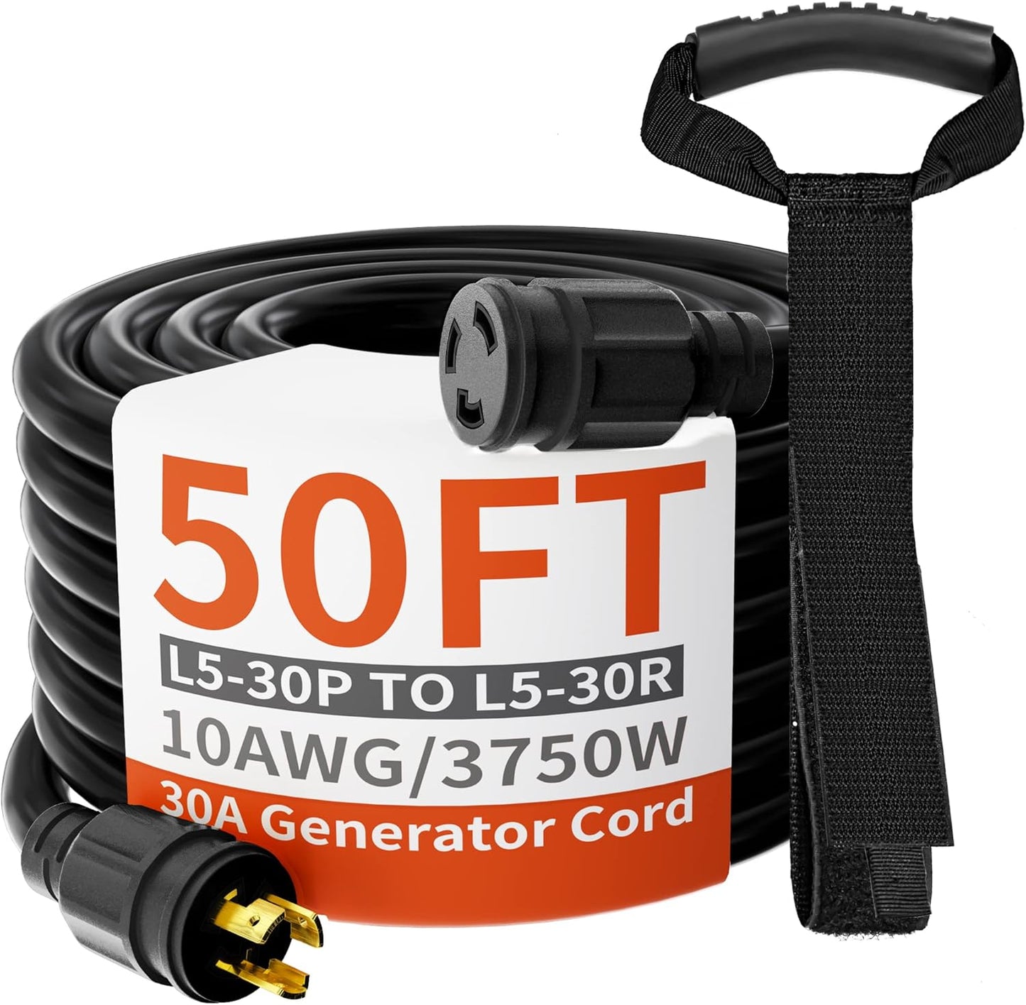 huanchain 30 Amp Generator Cord 50 Feet Heavy Duty Extension