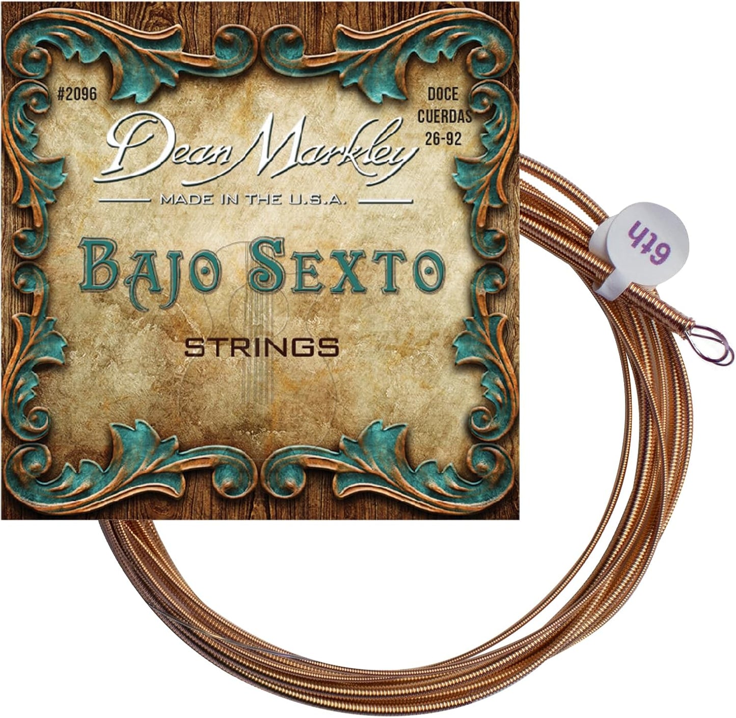 Dean Markley Doce Cuerdas Para Bajo Sexto Strings for Musicians