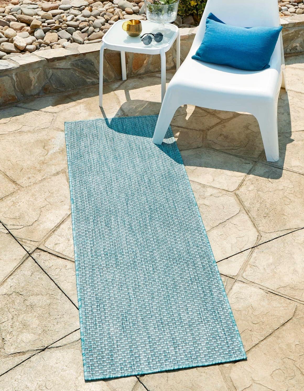 Unique Loom Casual Transitional Solid Heathered Area Rug Runner