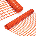 DOEWORKS Safety Fence 4 x 100 ft Orange Plastic Mesh Barrier - Visible