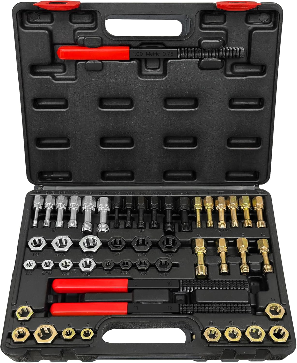 49Pcs Thread Chaser Set for Easy Thread Restoration and Repair