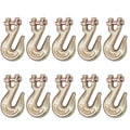 3/8 Inch G80 Clevis Grab Hook - Heavy Duty Transport Chain Hooks