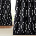 NICETOWN Black Out Curtains 102 inch Long for Elegant Living Room