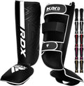 RDX Shin Guards for Kickboxing and Muay Thai - Durable Multi-Foam