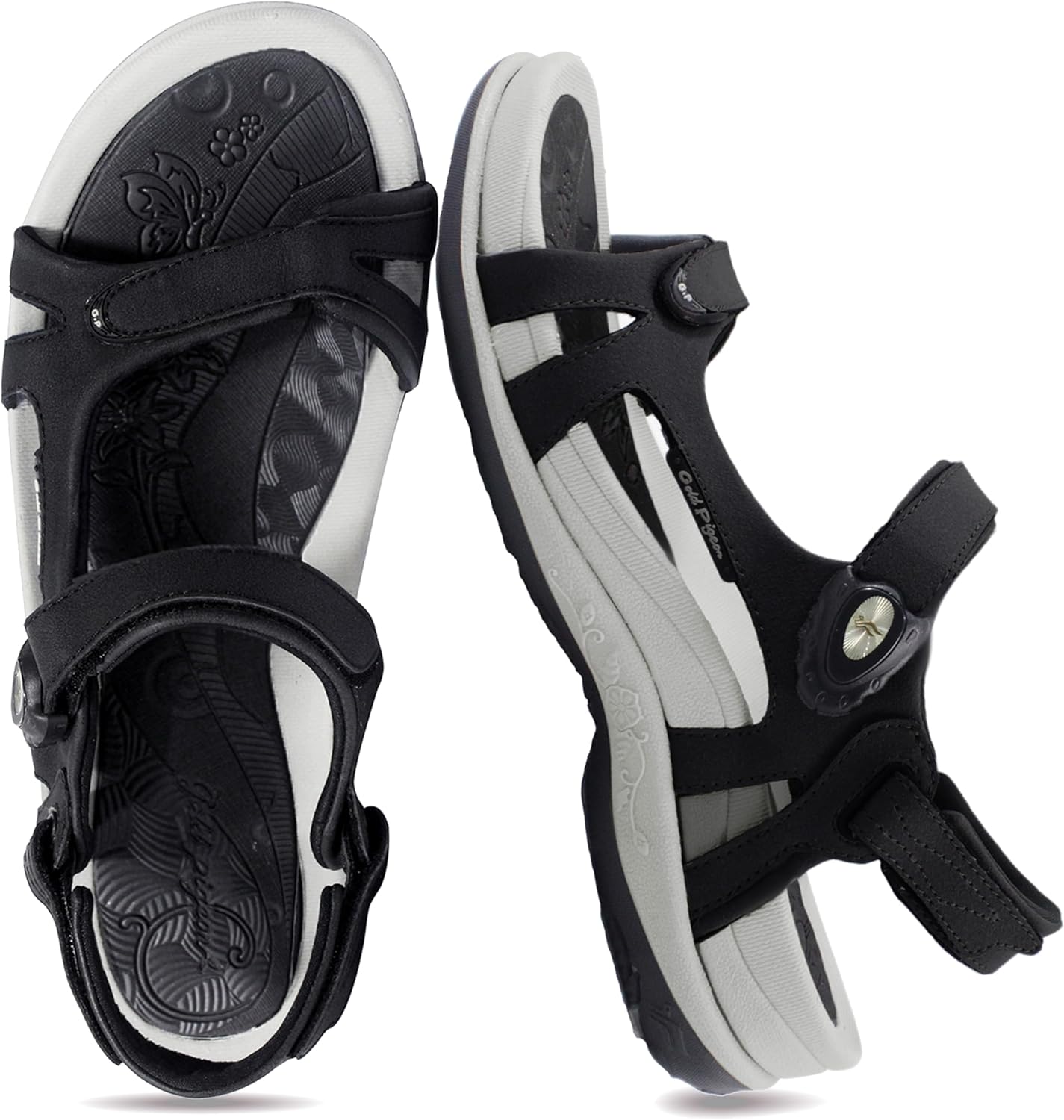 Gold Pigeon Shoes Easy Snap Lock Comfort Sandals for Women