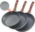 VEVOR Nonstick Granite Frying Pan Skillet Set for All Cooktops