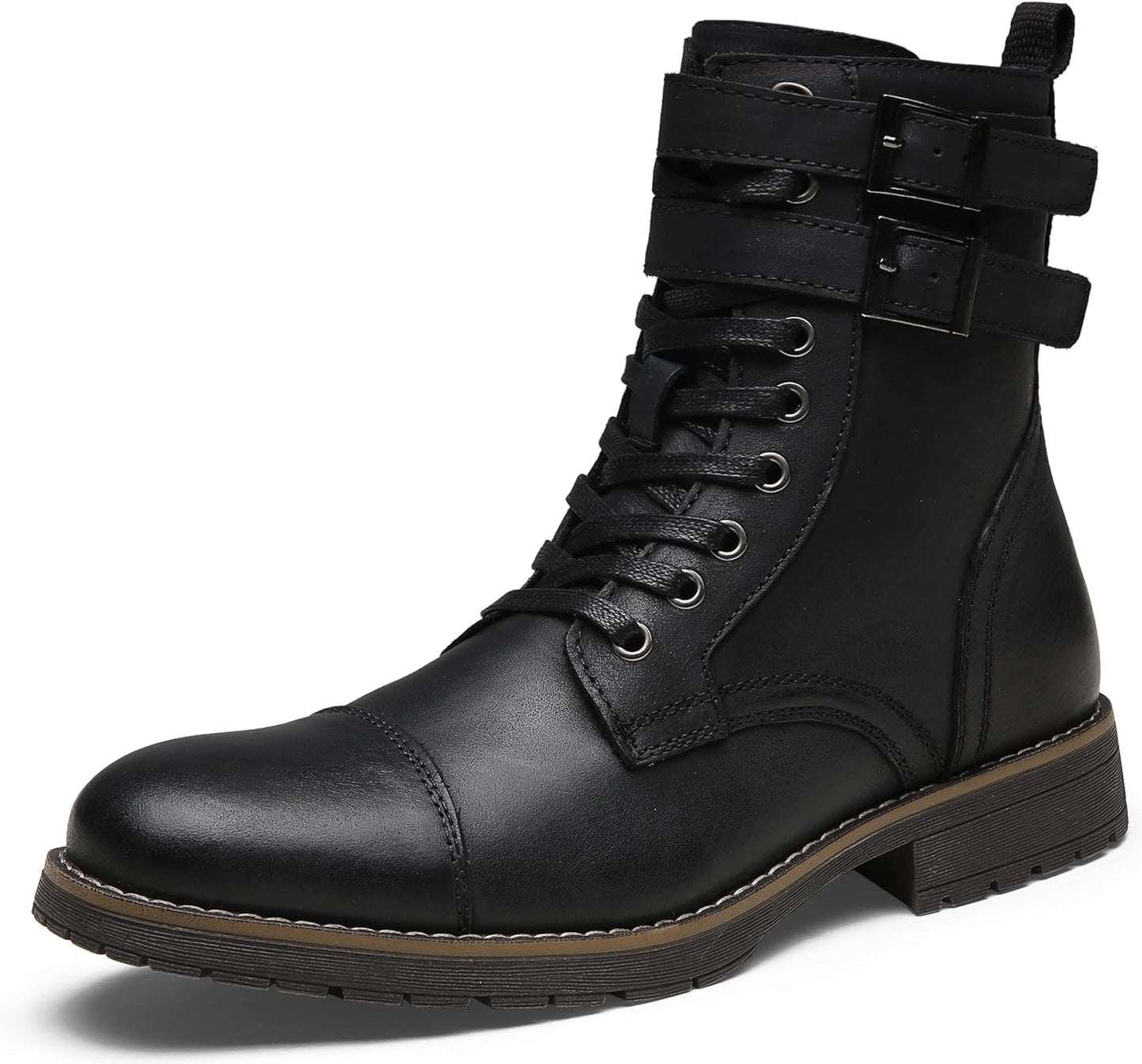 Vostey Mens Boots Motorcycle Casual Chukka Boots for Men