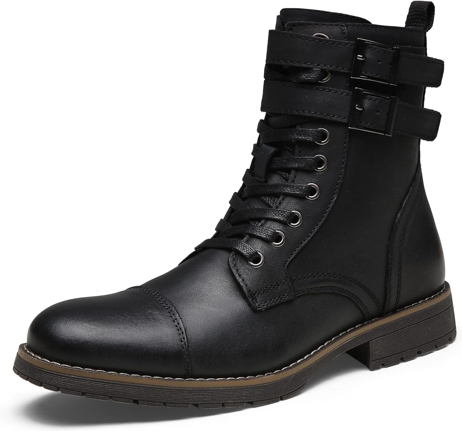 Vostey Mens Boots Motorcycle Casual Chukka Boots for Men