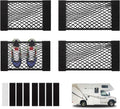 Car Net Pocket Trunk Organizer Car Net Pouch 4pc - Elastic Mesh