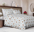 Christmas Duvet Cover Cal King Size Set - Extra Soft Holiday Bedding
