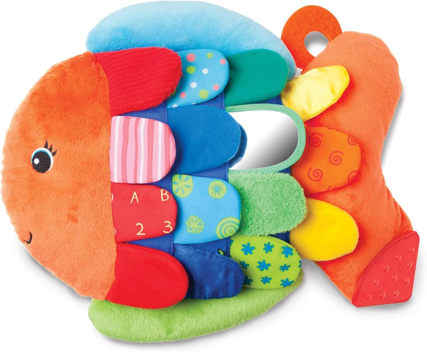 Melissa & Doug Flip Fish Soft Baby Toy - Sensory Tummy Time Fun!