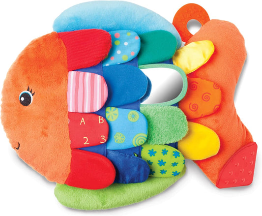 Melissa & Doug Flip Fish Soft Baby Toy - Sensory Tummy Time Fun!