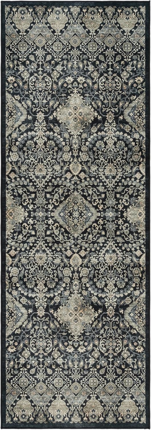 Gertmenian Indoor Boho Rug Runner - Non Slip for High Traffic Areas