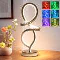 Mayful Modern RGB Spiral Table Lamp - Touch Dimmable Ambient Light