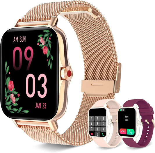 Iaret Smart Watch: Stylish, Waterproof, Fitness Tracker