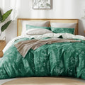 Emerald Comforter Set Queen - Reversible Floral Quilt Set, Lightweight