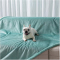 Waterproof Green Dog Blanket Reversible Pet Bed Cover - Warm