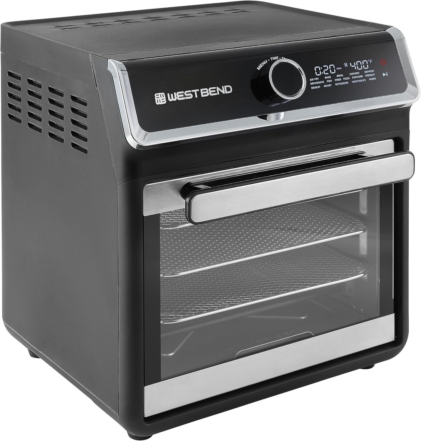 15-Qt West Bend Air Fryer Oven: 16 Presets, 8 Accessories