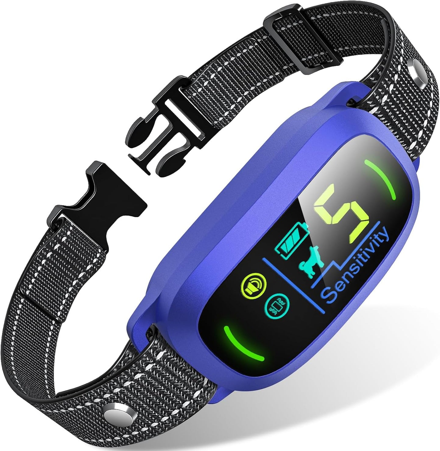 Rechargeable Smart Bark Collar for Dogs with Adjustable Sensitivity