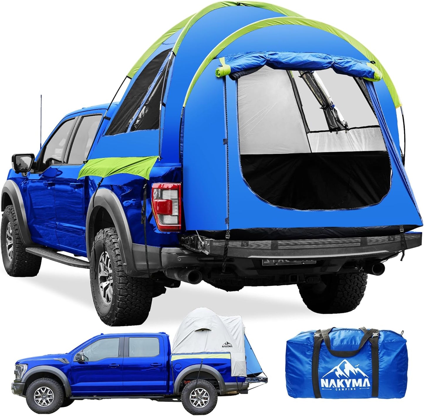 Nakyma Truck Bed Tent: Double Layer Waterproof - Ultimate Camping Comfort!