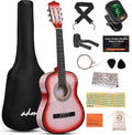 ADM Beginner Acoustic Classical Guitar 34 in Nylon Strings Bundle Kit