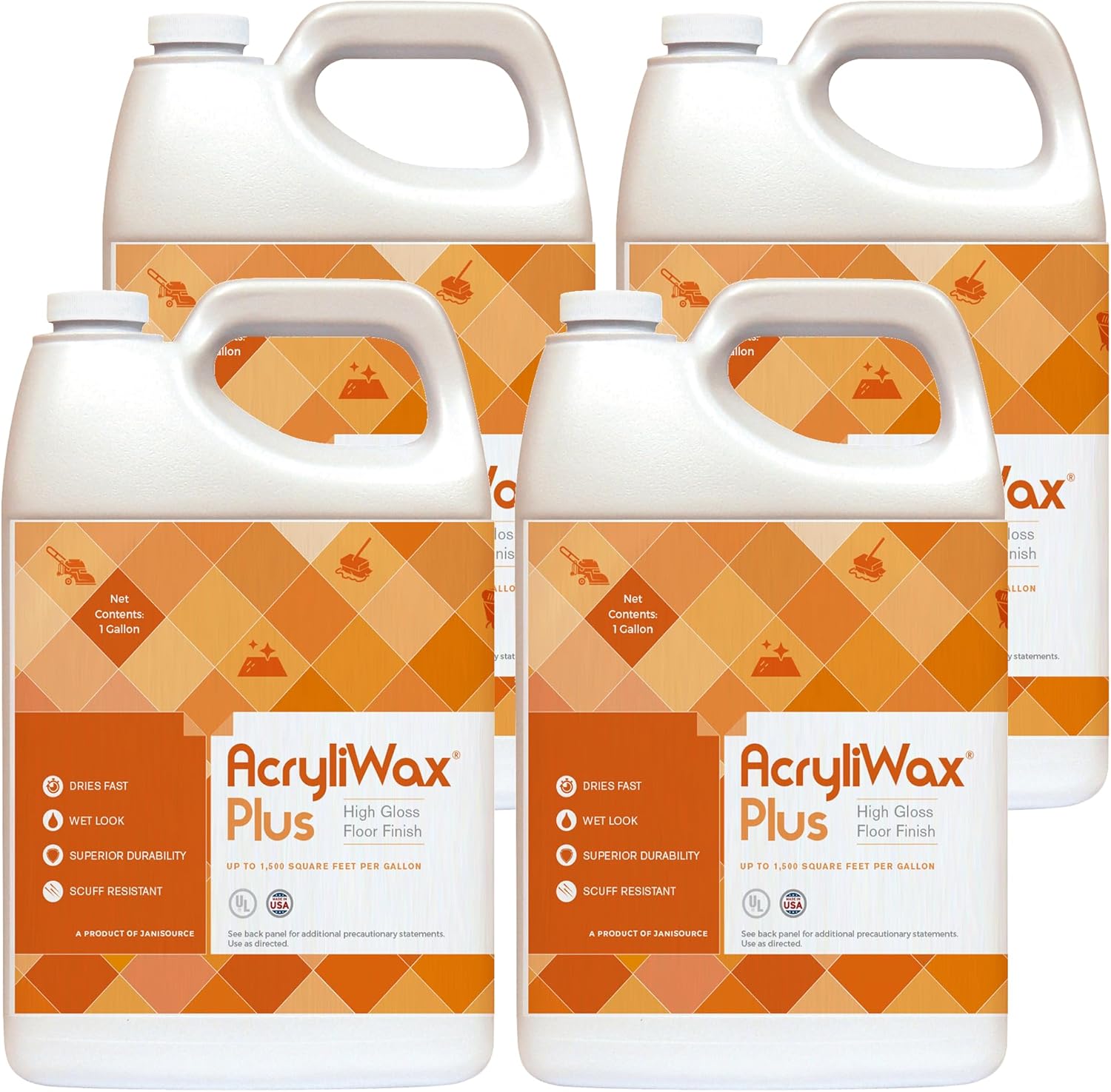 Acryliwax Plus High Gloss Floor Finish for Commercial Use