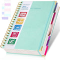 Spiral Notebook College Ruled 5 Subject B5 Teal - Durable Hardcover