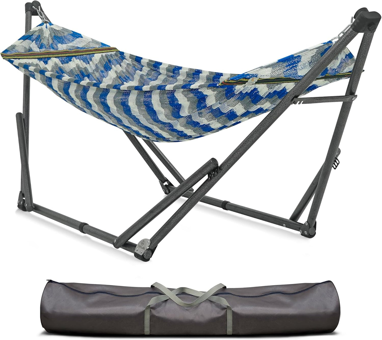 Tranquillo Uniki Double Hammock Stand with 550 lbs Capacity