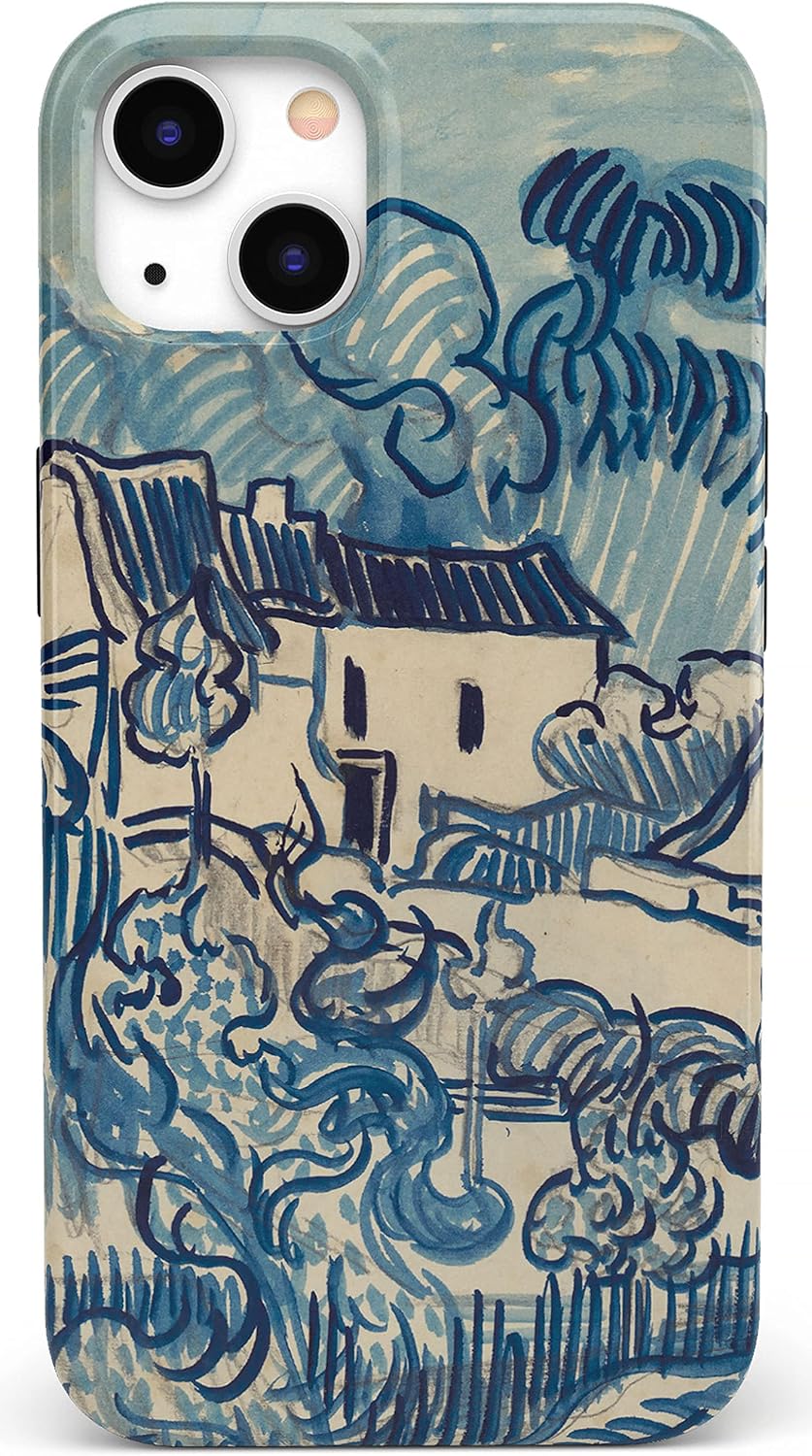 Casely iPhone 13 Case with Van Gogh Design for MagSafe Use