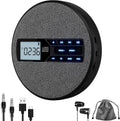 CD Player Portable Rechargeable with Dual Speakers - Anti Skip, AUX