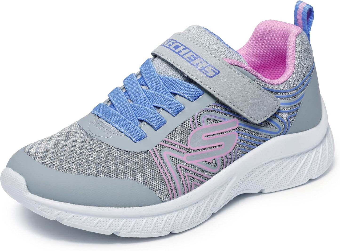 Skechers Kids' Microspec Plus-Swirl Sweet Sneakers for Girls
