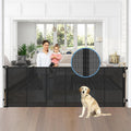 Reinforced 75 Wide Retractable Baby Gate with Support Rods - Extra