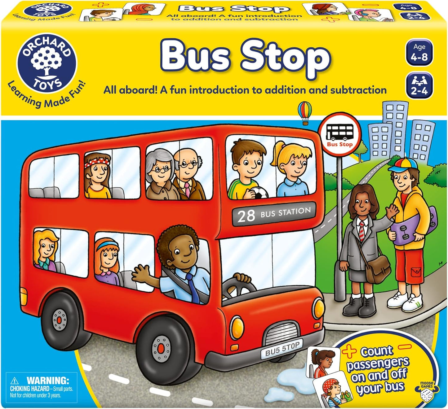 Bus Stop Math Game - Learn Addition & Subtraction!