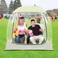 Clear Dome Pop-Up Sports Tent: Instant Shelter for 6