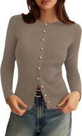 PRETTYGARDEN Womens 2025 Fall Cardigan Sweater - Lightweight