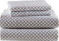 True North Cotton Flannel Sheet Set Queen - Cozy Oversized 4-Piece